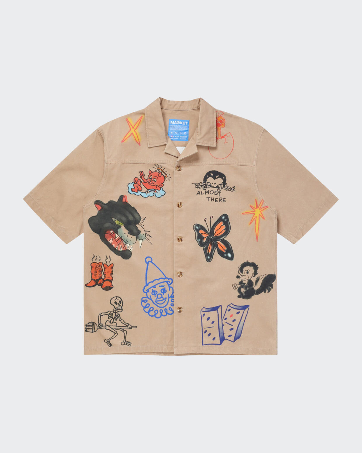 Chinatown Market Almost There SS Button Shirt