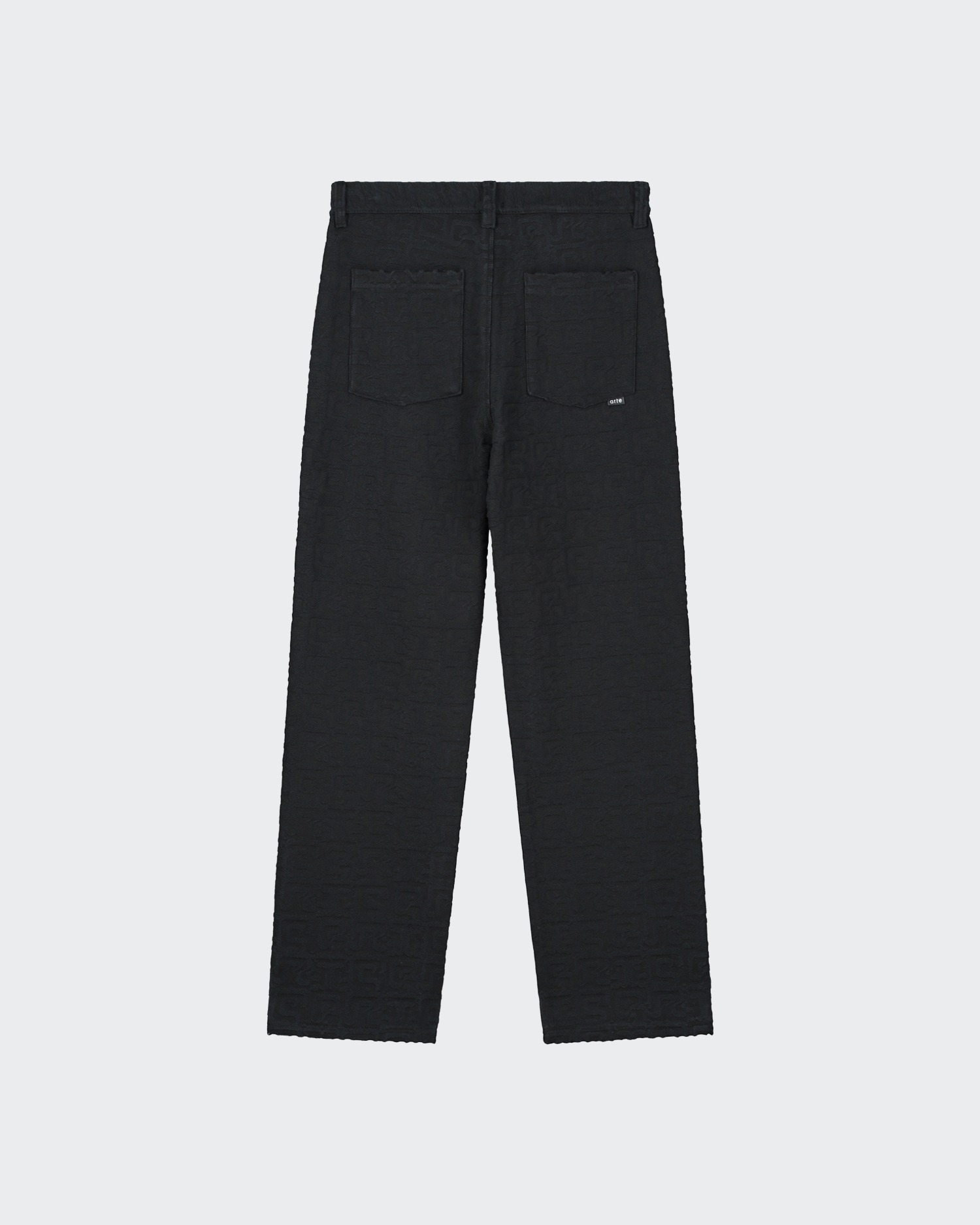 Arte Antwerp Jones Jaquard Pants Black · AW23-075PBLK