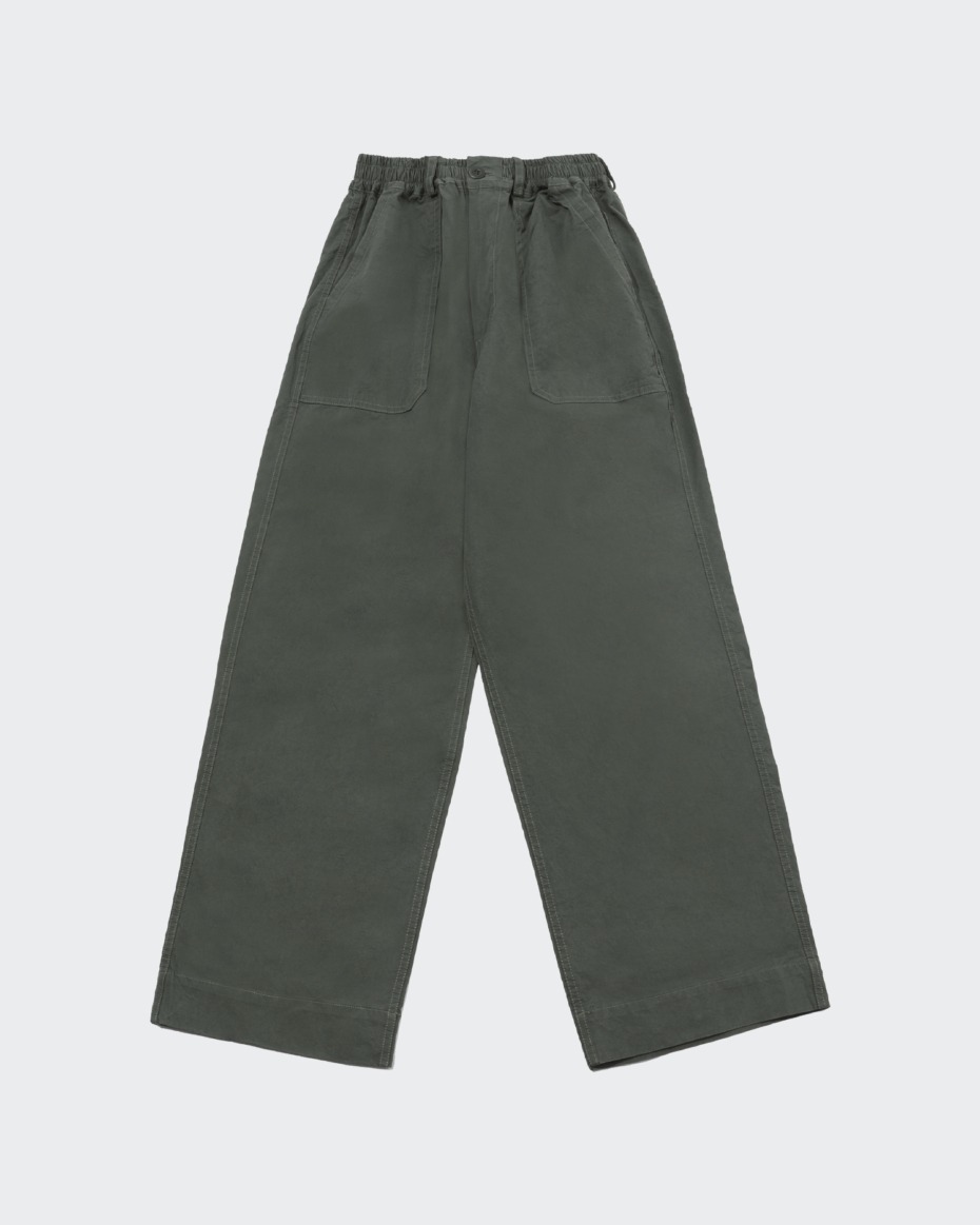 Kappy One Tuck Wide Fatigue Pants