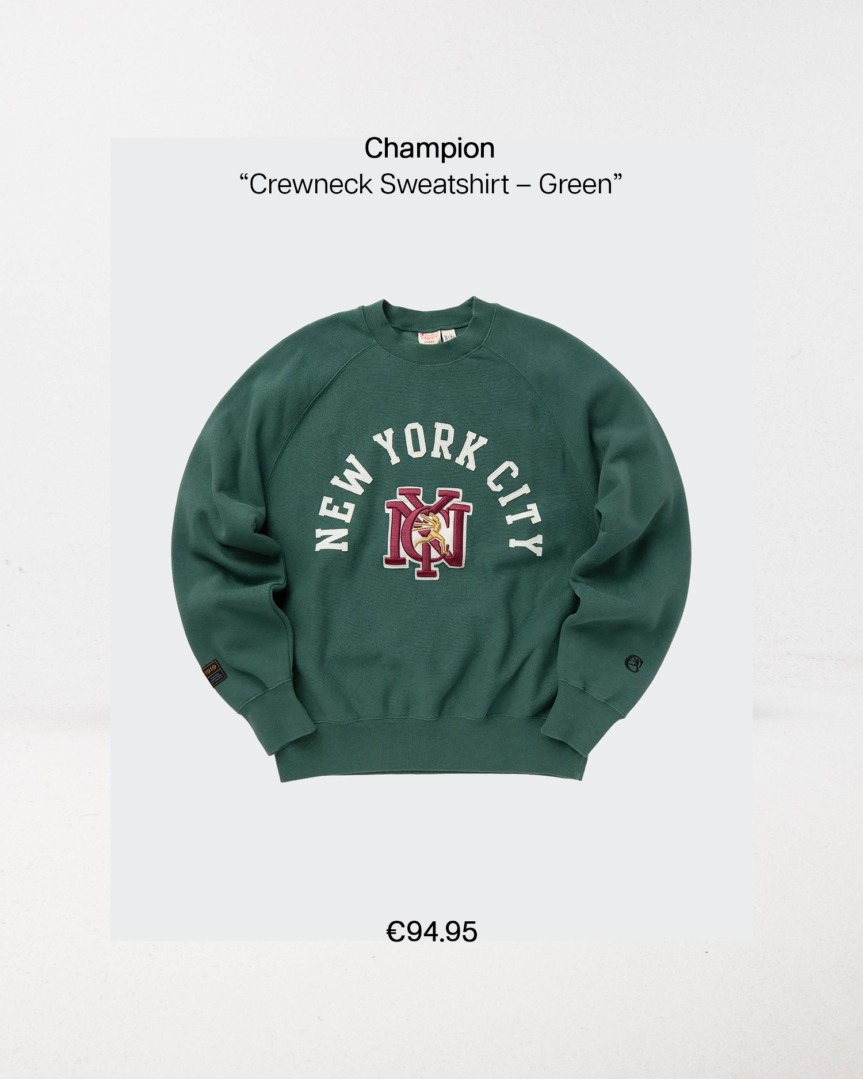 “crewneck sweatshirt – green” fp