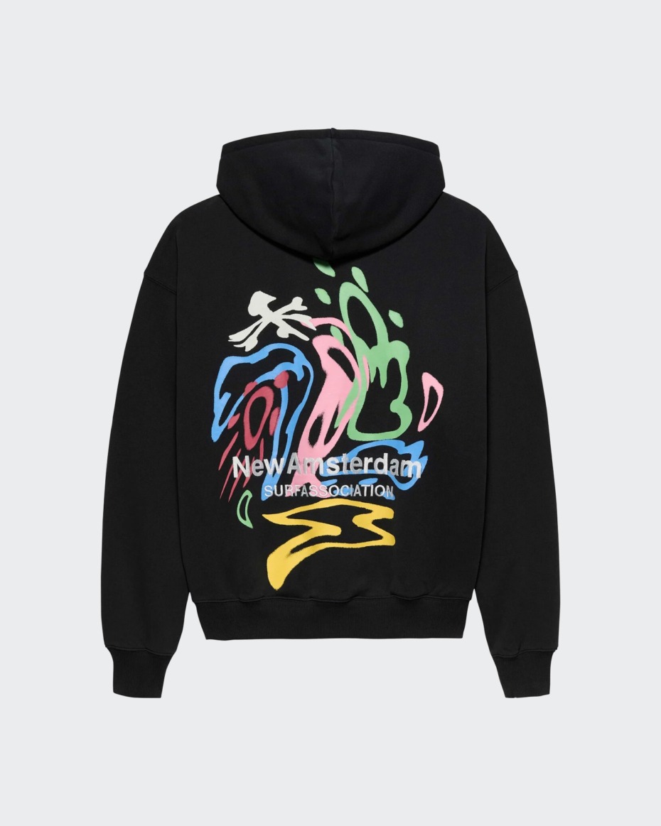 New Amsterdam Surf Association Weather Icon Hoodie