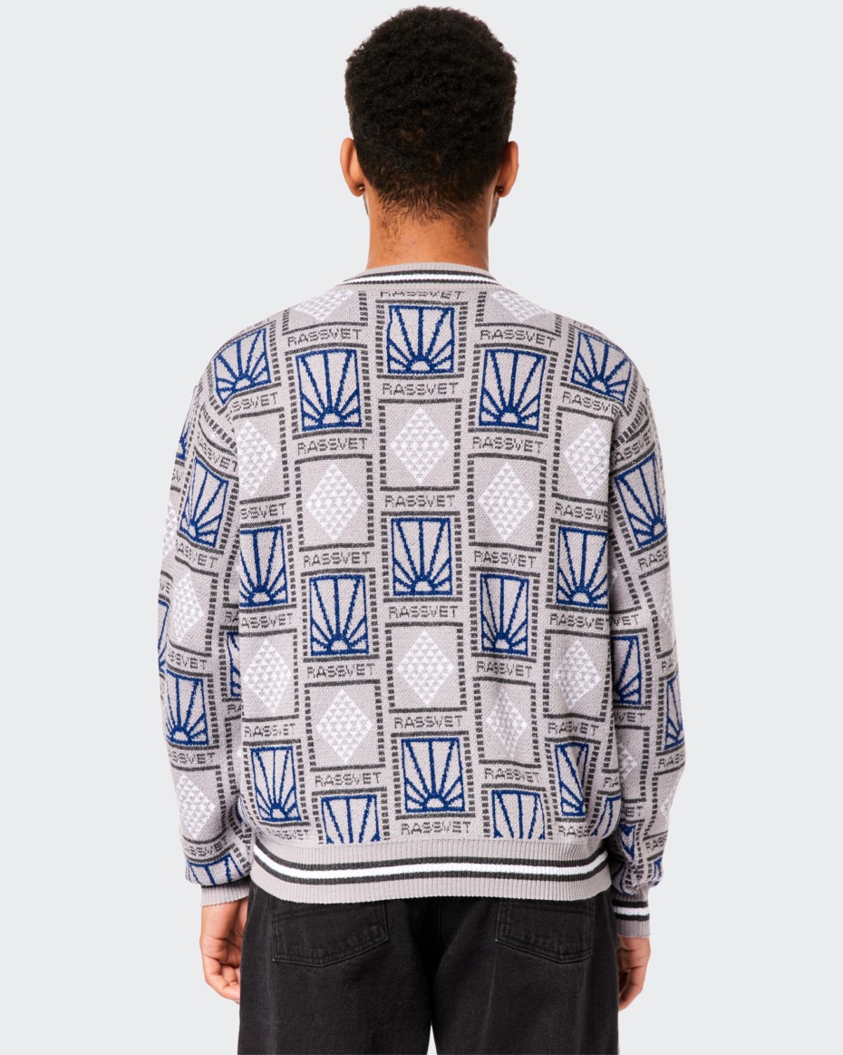 Rassvet Pattern Logo Jacquard Sweater