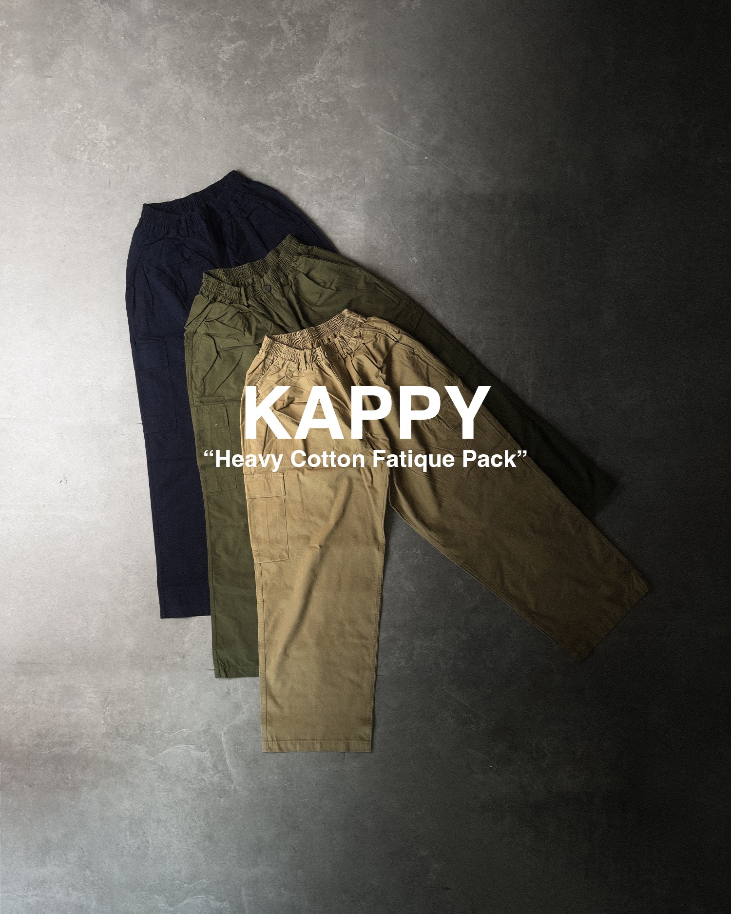 kappy heavy cotton fatigue pack fp