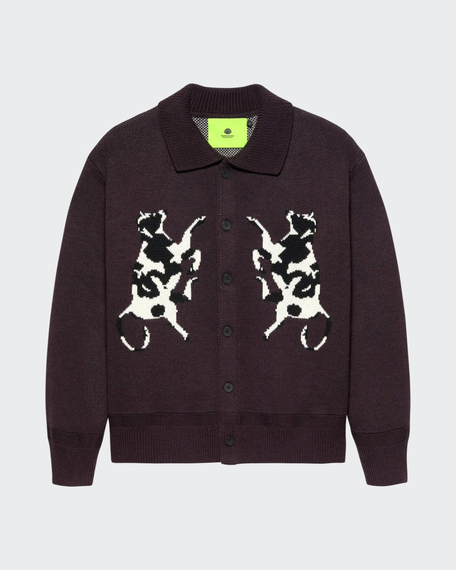 New Amsterdam Surf Association Cow Polo Knit