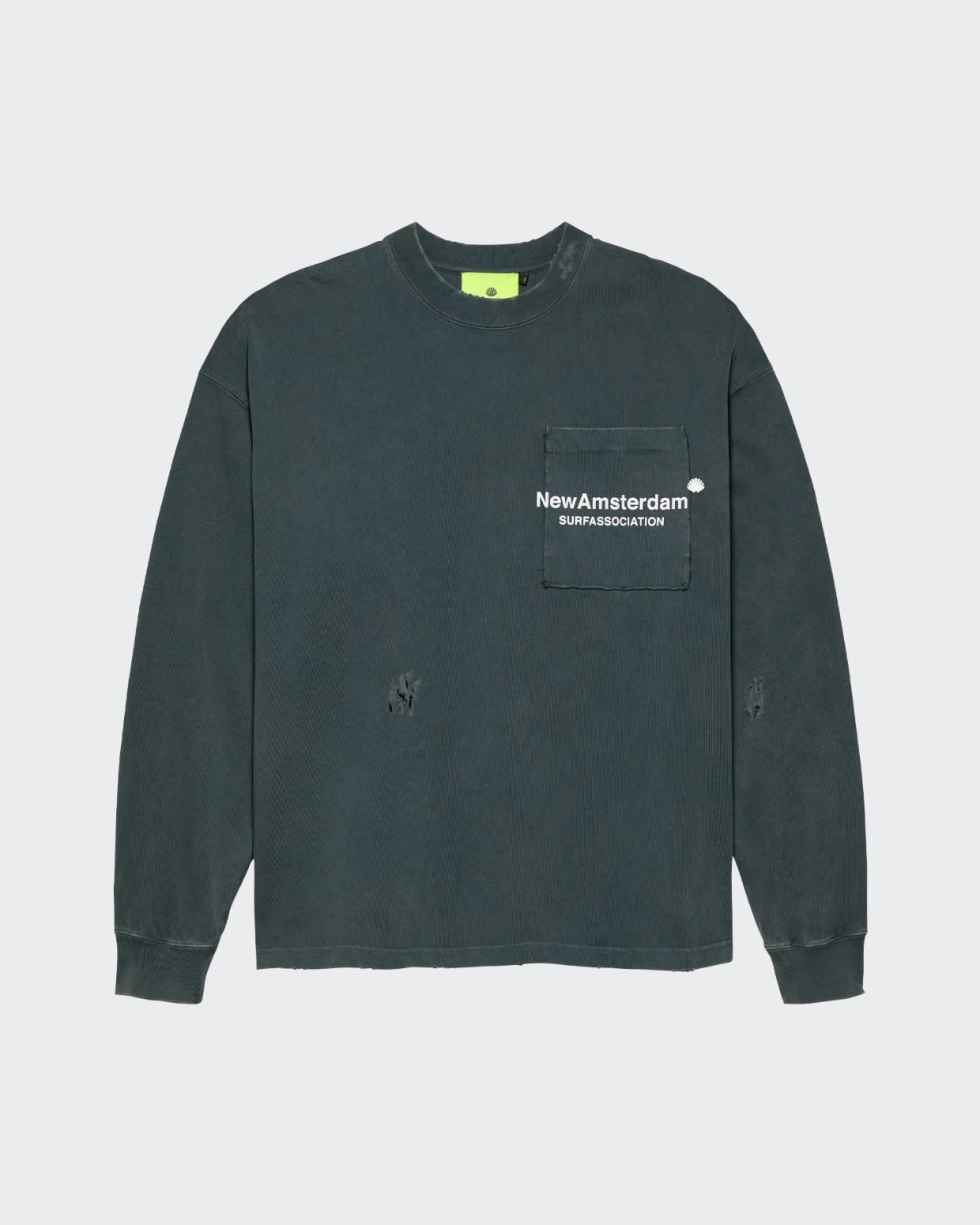 new amsterdam surf association Throw Longsleeve