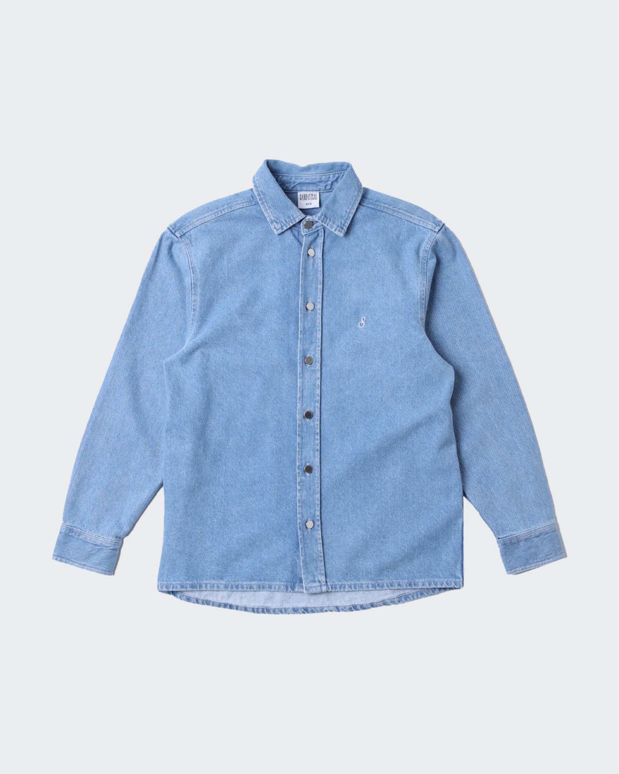 Sabbatical Denim Script Shirt