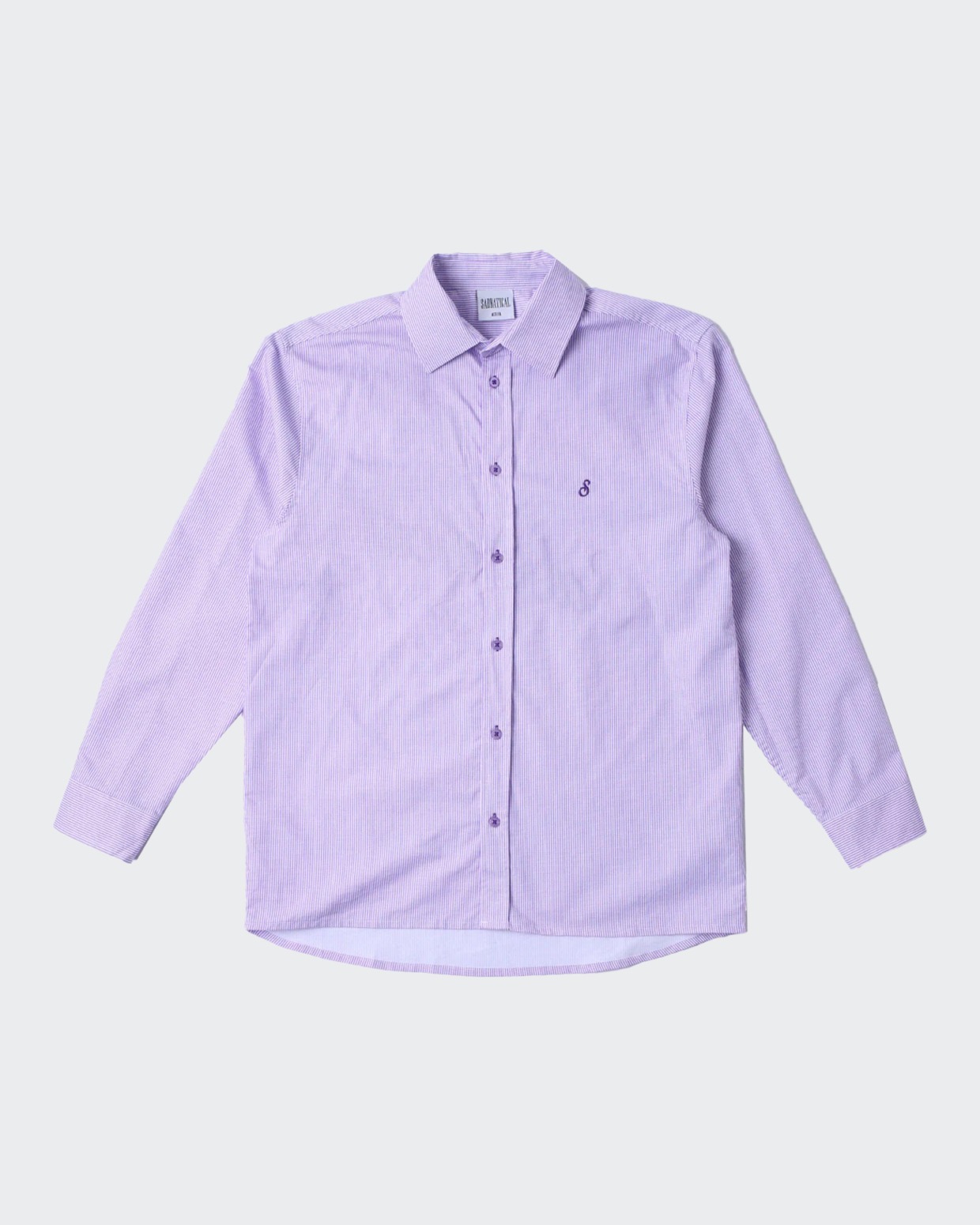 Sabbatical Violet Script Shirt