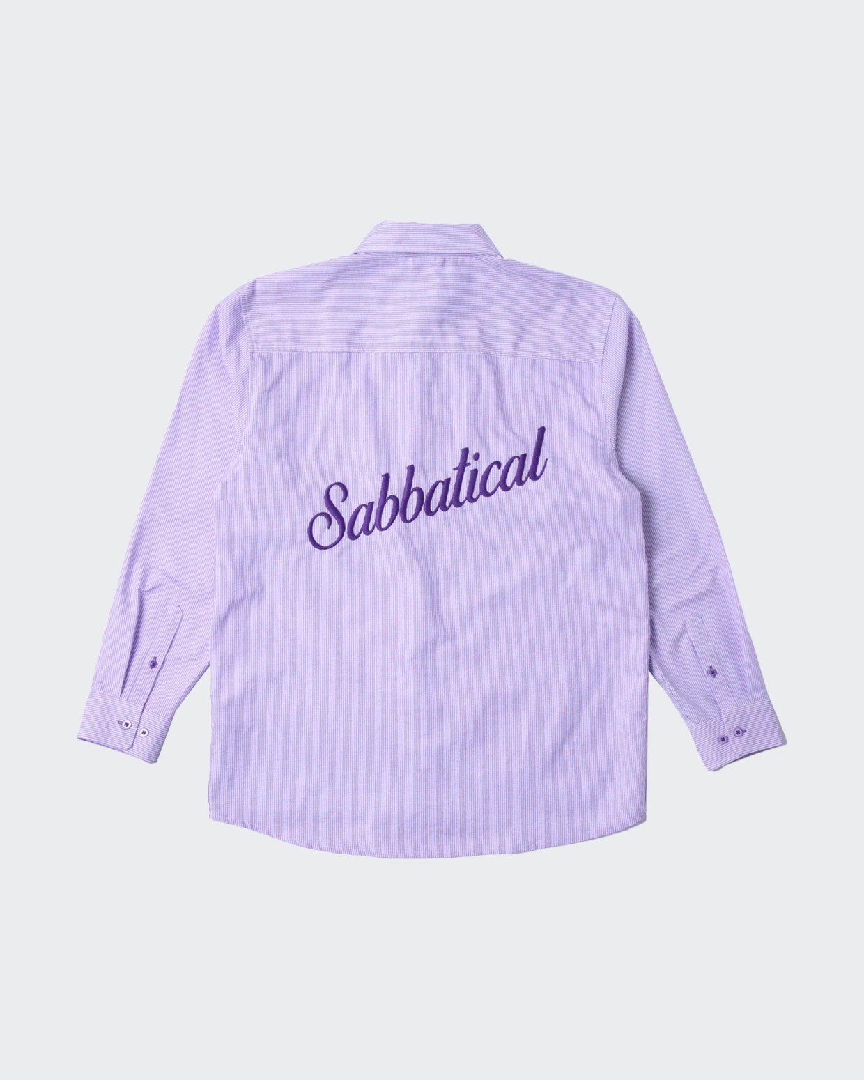 Sabbatical Violet Script Shirt