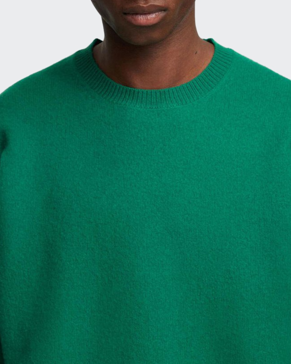 Annar ANRRAGI Knit Wool Crewneck grn