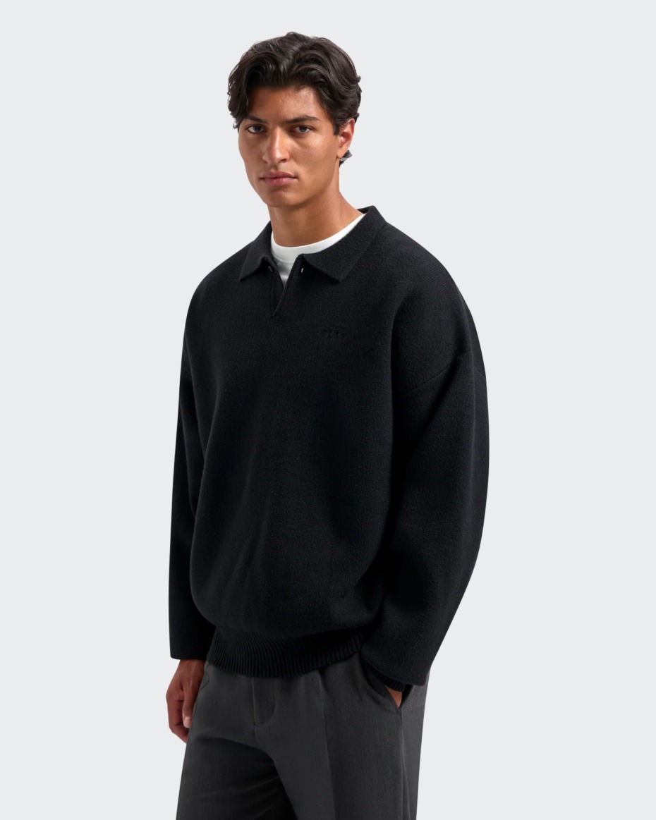 OLAF Oversized Knitted Polo