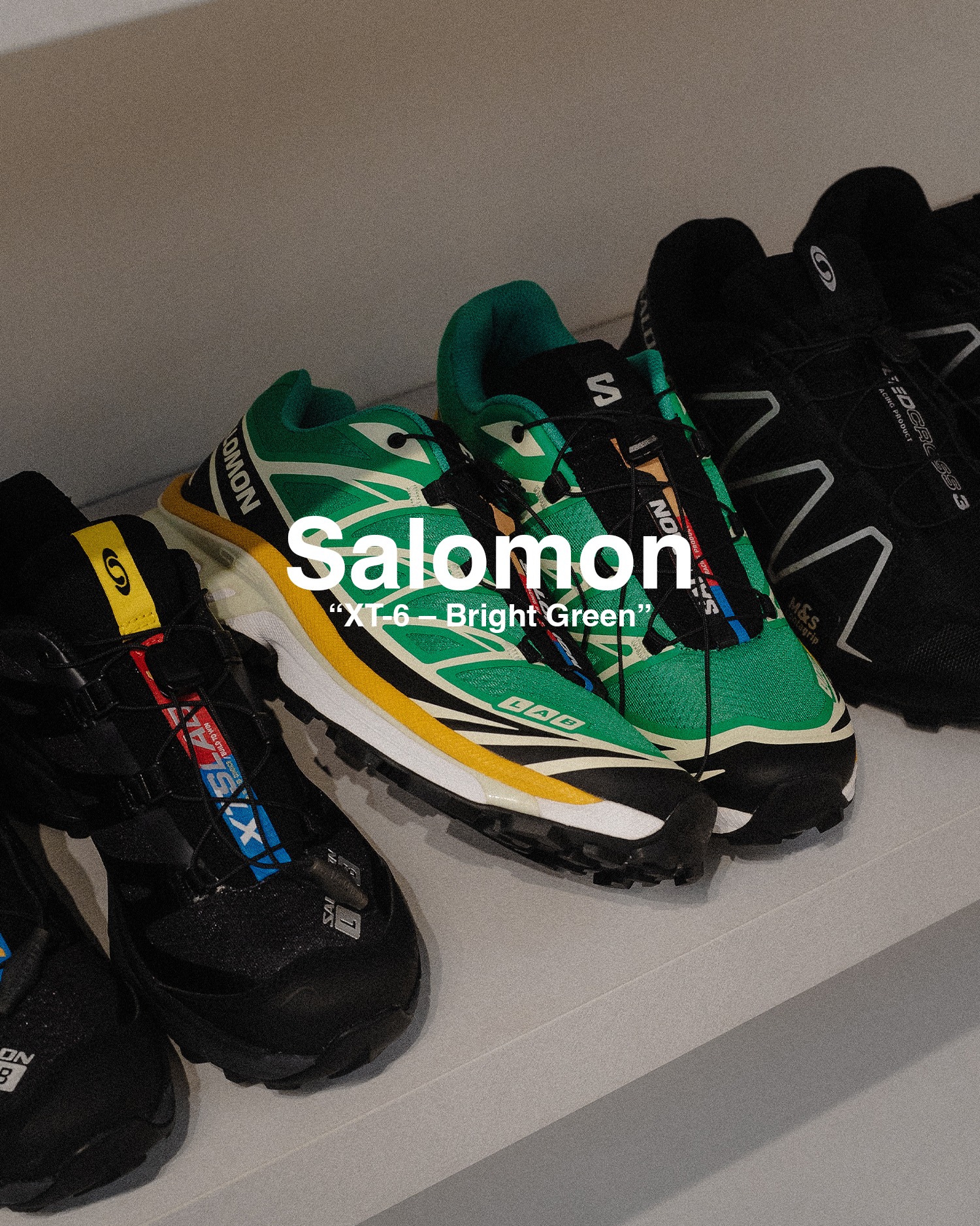 salomon xt 6 – bright green fp