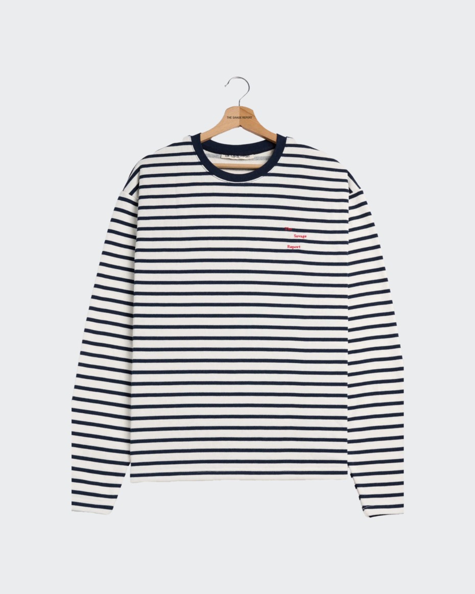 The Savage Report Striped Sweater