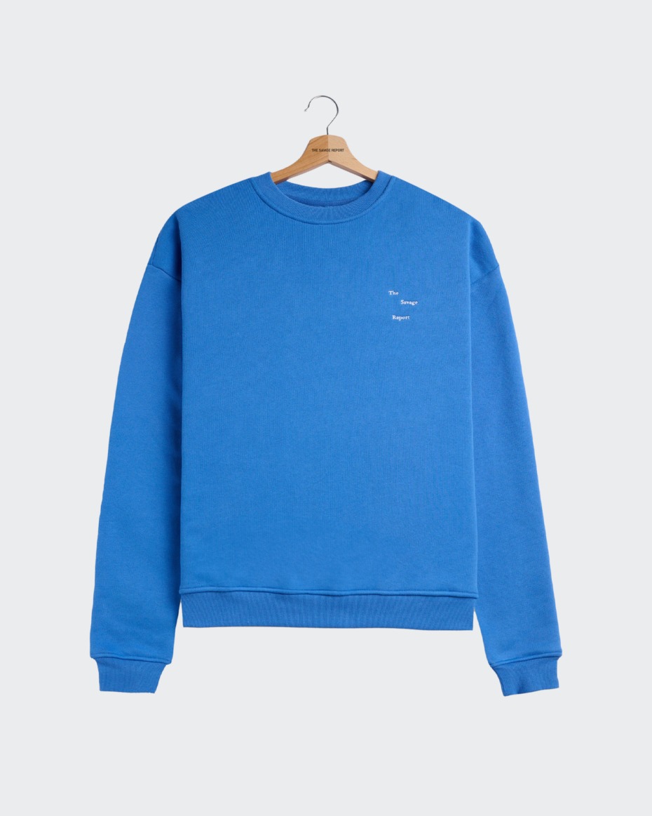 The Savage Report Wave Logo Crewneck