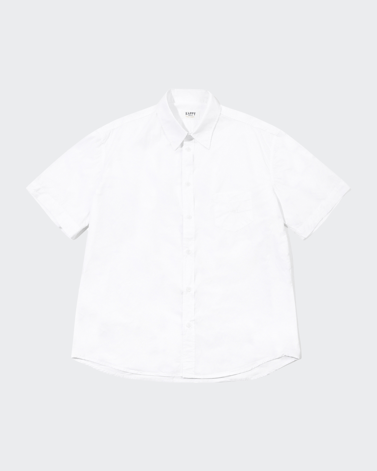 Kappy Relaxed Cotton Half Shirt