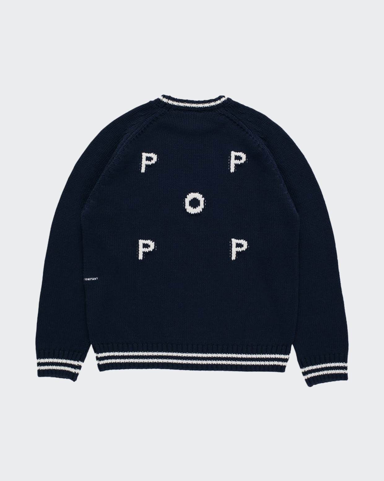 POP Trading Knitted Logo Crewneck